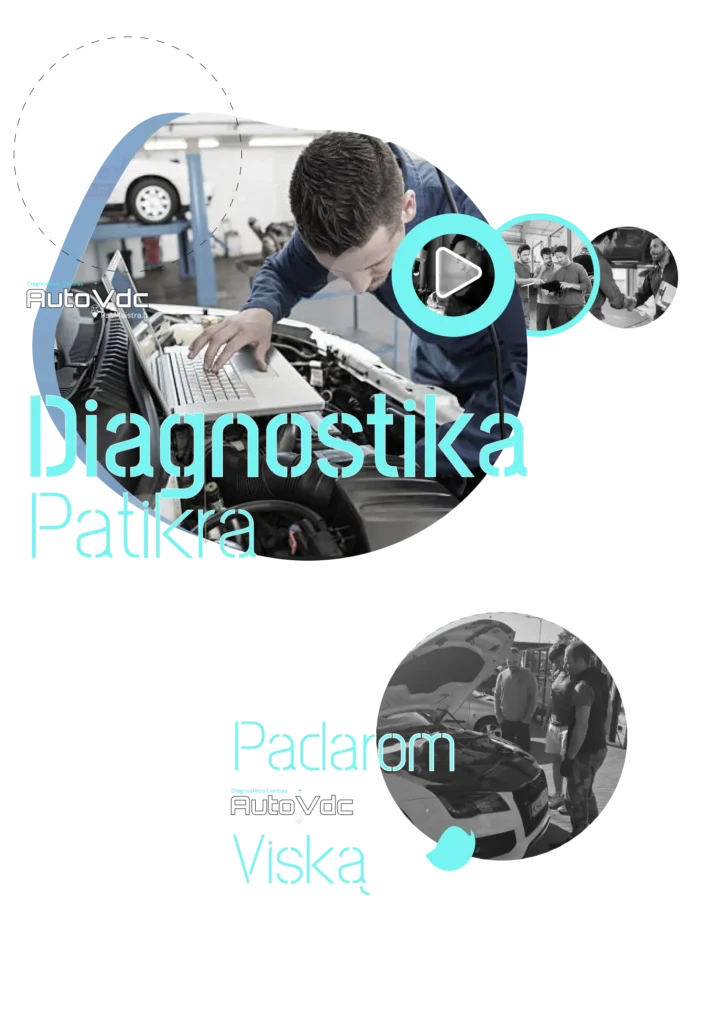 Automobilio diagnostika Vilniuje – tiksli patikra prieš remontą su garantija | AutoVDC

ALT:
Automobilio diagnostika Vilniuje – AutoVDC meistras tikrina variklio ir elektronikos sistemas kompiuterine įranga

Description:
„Automobilio diagnostika Vilniuje“ – tai momentas, kai baigiasi spėlionės ir prasideda faktai. Šiame vaizde matoma tikroji AutoVDC darbo pradžia: ne remontas, ne keitimas, o tikslus gedimo nustatymas naudojant profesionalią diagnostinę įrangą.

Diagnostika pas mus nėra formalumas. Tai procesas, kuris atsako į tris svarbiausius klausimus:
– kas tiksliai sugedo,
– kodėl tai įvyko,
– koks sprendimas bus ilgalaikis, o ne laikinas.

AutoVDC centre diagnostika atliekama tada, kai:
– automobilis prarado galią,
– užsidegė „Check Engine“ ar kitos įspėjamosios lemputės,
– variklis dirba nestabiliai,
– atsirado neaiškūs garsai ar vibracija,
– ankstesni remontai nedavė rezultato.