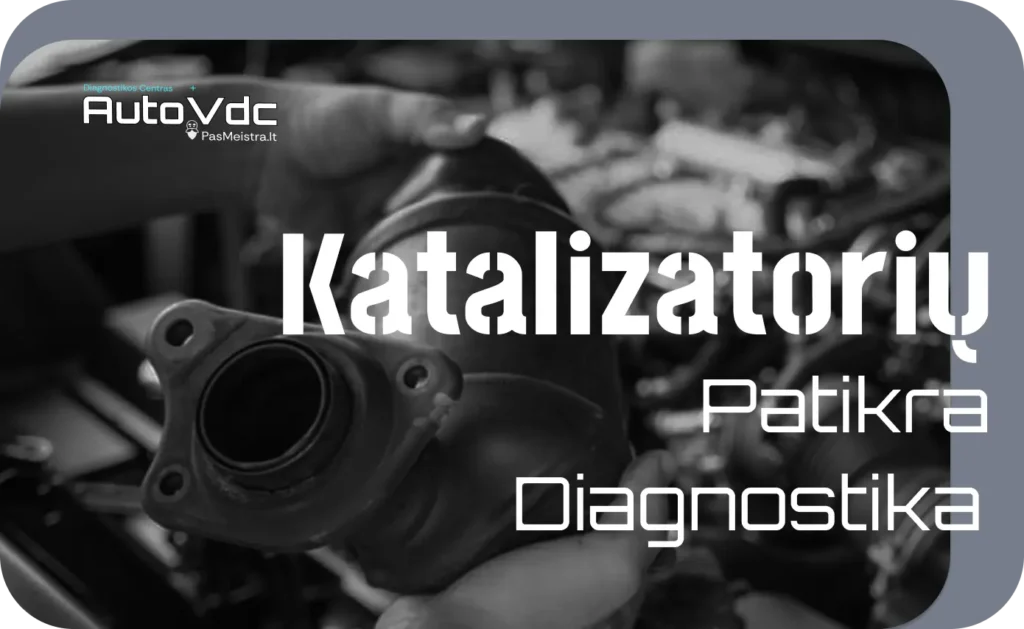 Katalizatoriaus patikra Vilniuje – išmetimo sistemos diagnostika ir efektyvumo analizė AutoVDC

SEO Title:
Katalizatorių patikra ir diagnostika Vilniuje – tiksli emisijų kontrolė | AutoVDC

Description:
„Katalizatorių patikra Vilniuje“ skirta tiems, kurie nori žinoti ne spėjimą, o faktą. Katalizatorius nėra paprastas „duslintuvo gabalas“ – tai aktyvi išmetimo sistemos dalis, tiesiogiai įtakojanti variklio darbą, kuro sąnaudas ir taršos rodiklius. Kai jis pradeda neveikti, automobilis praranda balansą tarp galios ir ekologijos.

Šiame vaizde matomas pats sistemos branduolys – vieta, kur sprendžiasi, ar automobilis dirba švariai, ar jau generuoja problemas. AutoVDC katalizatoriaus diagnostika prasideda nuo klausimo ne „ar jis blogas“, o „kaip jis veikia realiomis sąlygomis“.

Patikros metu vertiname:
– katalizatoriaus temperatūrų skirtumus prieš ir po jo,
– dujų pralaidumą ir galimus užsikimšimus,
– lambda ir NOx daviklių parodymus,
– realų katalizatoriaus efektyvumą,
– ar problema pačiame katalizatoriuje, ar tik jo pasekmė.

Katalizatoriaus diagnostika būtina, kai:
– dega „Check Engine“,
– automobilis sunkiai traukia,
– padidėjo degalų sąnaudos,
– nepraeina techninė apžiūra,
– atsirado išmetimo sistemos klaidos,
– kiti servisai siūlo „pjauti“ neieškodami priežasties.